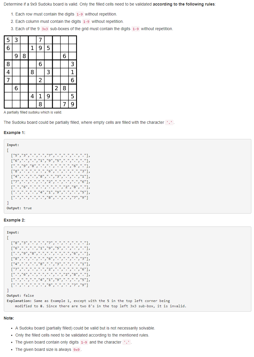 leetCode-36-Valid-Sudoku